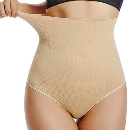 SLIM PANTIES CONTROL BLACK + NUDE SMALL