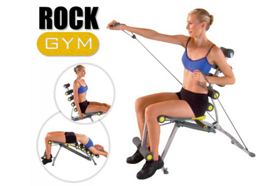 Rock Gym - Banc de Musculation 6 en 1