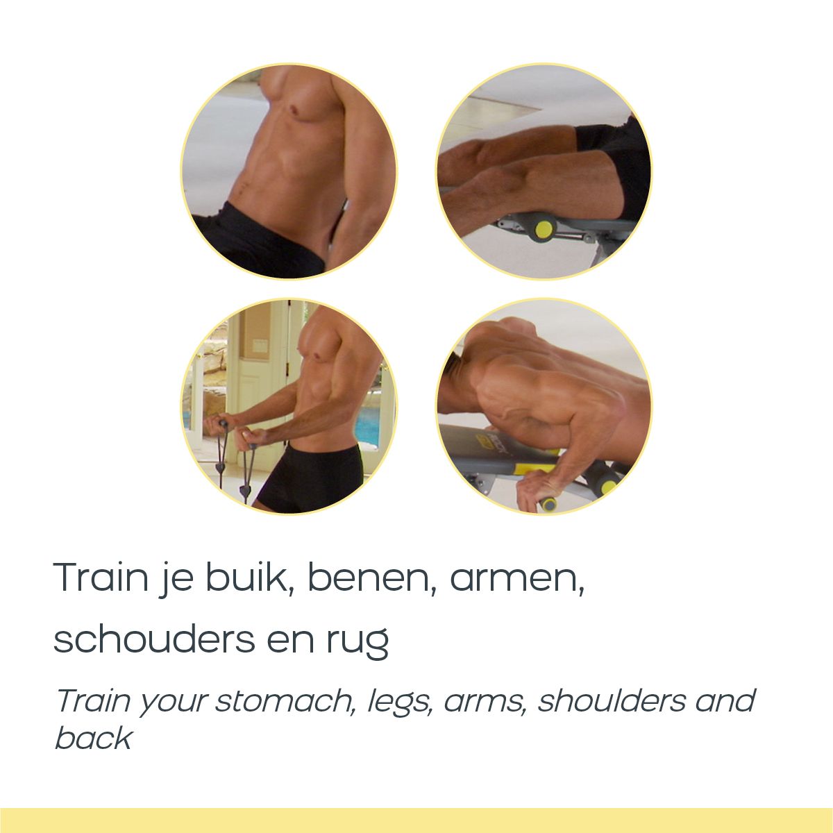 Rock Gym - Banc de Musculation 6 en 1