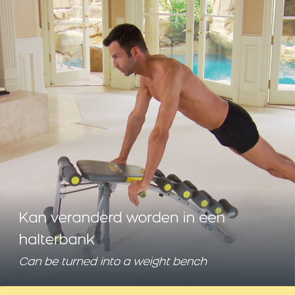 Rock Gym - Banc de Musculation 6 en 1