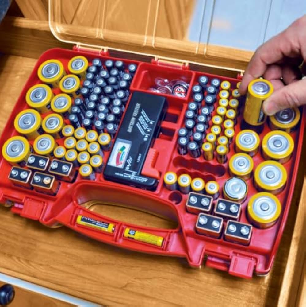 Battery Daddy - Boîte à piles - 180 piles