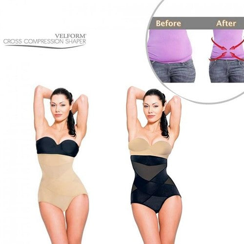 COMPRESSION SHAPER BLACK 2XL