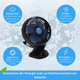 FAST FAN - Ventilateur portable sans fil
