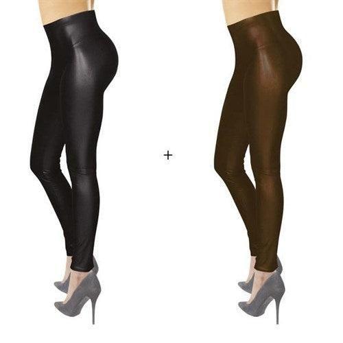 JEGGING EFFET CUIR - belteleachat