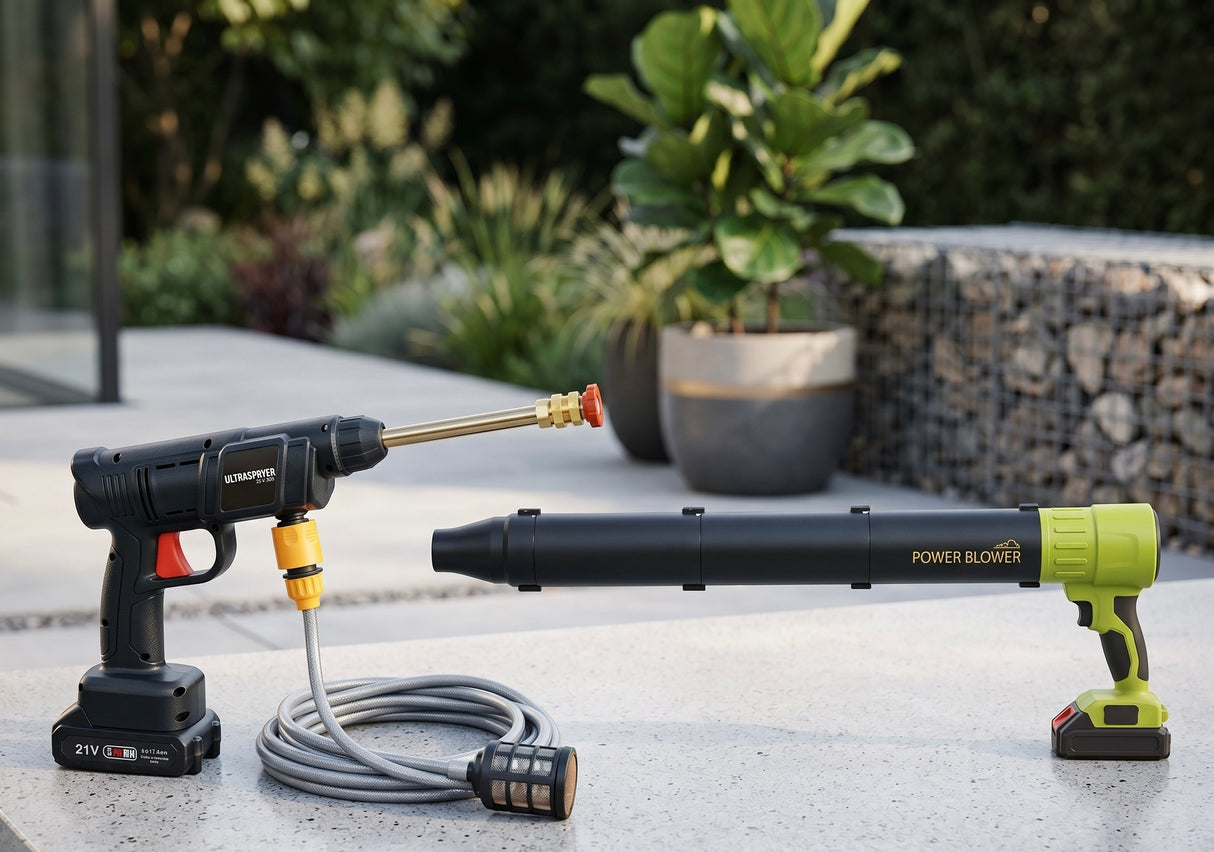 High pressure + power blower